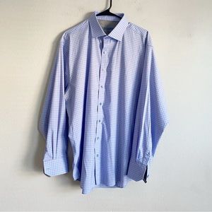 Men’s Twillory Performance Fabric Button Up Shirt 18, 34-35 Tailored Fit